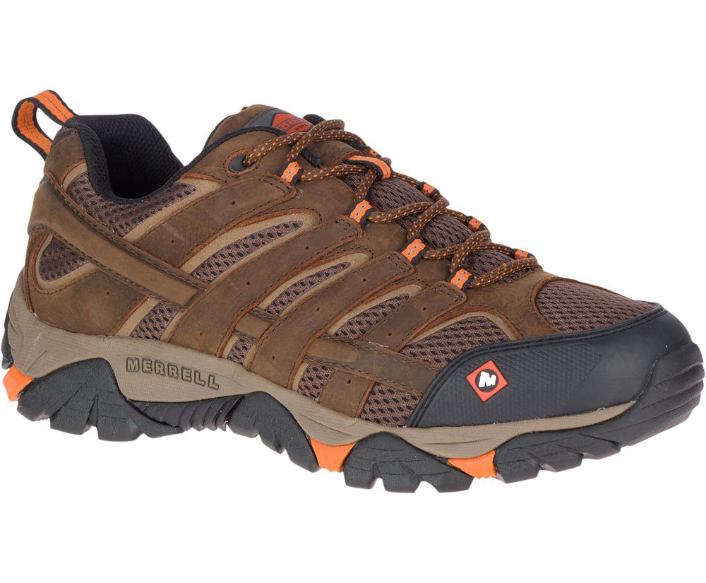 Tenis Homem - Merrell Moab Vertex Vent Sr Wide Width - Marrom - XAH192357